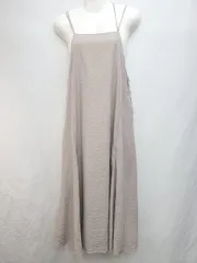 ◇ nano universe ナノユニバース シンプル ゆったり ロング キャミソールワンピース サイズ36 グレー系 レディース P  【1405290017896】のサムネイル