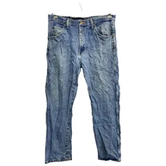 Wrangler デニムパンツ W34 ラングラー ブルー コットン メキシコ製 古着卸 アメリカ仕入 2501-407
