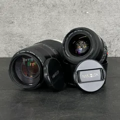 【中古美品】ミノルタ 75-300mm & 28-80mm レンズセット（２本） MINOLTA AF ZOOM レンズセット 28-80mm 75-300mm - メルカリ