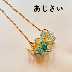 【ハンドメイド】繊細な桜が咲く♡ディップアートのお花ペンダント☆*: .｡. o(≧▽≦)o .｡.:*☆アクセサリー　ディップアートでハンドメイド