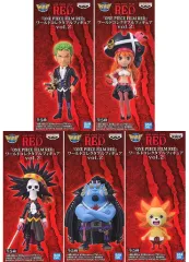 【中古】フィギュア 全5種セット 「ワンピース FILM RED」 ワールドコレクタブルフィギュアvol.2