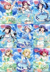 【中古】クリアファイル 全9種セット A4クリアファイル 「ラブライブ!スクールアイドルフェスティバル ～after school ACTIVITY～ Next Stage×セブンイレブン」 対象商品購入特典