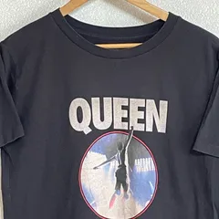 (^w^)b QUEEN クイーン GUコラボTシャツ 美品 半袖 フレディ・マーキュリー プリント スペシャルコレクション ブラック系 黒系 コットン100 クルーネック ゆったり サイズXL