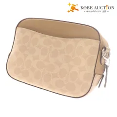 ■ コーチ ショルダーバッグ ミニバッグ ポシェット 31208 鞄 シグネチャー レディース ベージュ