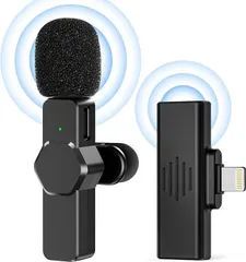 A-80 ピンマイク ワイヤレス 超ミニ ラベリアマイク iPhone/iPad専用ノイズ抑制 クリップ式 ネット配信 生放送/オンライン授業/録音/Vlog撮影に対応 APPとBluetooth不要 日本語取扱説明書