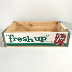 ウッドケース（木箱）セブンアップ（7up） | アメリカン雑貨 437ULG