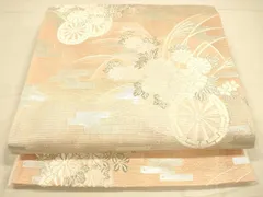 kimonoarisa●未使用同然●夏物単衣●夏袋帯●唐織紗織●六通柄●439 kimonoarisa○夏物夏帯○未使用同然○綺麗な色の単衣帯○紗織