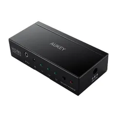 AUKEY HDMI切替器 HDMIセレクター 3入力 1出力 リモコン付き 3D、4K対応 HA-H06