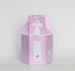 骨壺/骨壷カバー/六角袋（５寸用）　桜　さくら　ピンク　供養　仏壇　仏具
