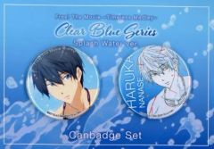 七瀬遙 缶バッジ Free! Clear Blue Series 缶バッジセット - メルカリ