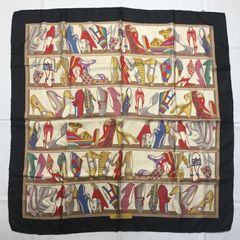 2509-153｜美品｜グッチ スカーフ シルク レッド - メルカリ 