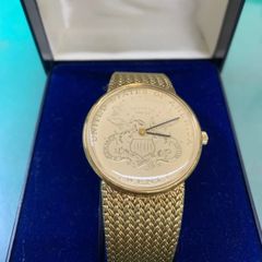 WALTHAM ウォルサム 腕時計 手巻きイーグル文字盤 ゴールド メンズ