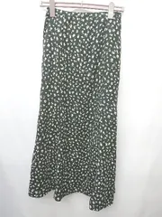 ◇ JOURNAL STANDARD ジャーナルスタンダード 花柄 ロング丈 マーメイド スカート サイズ38 ブラック レディース P  【1408200042872】