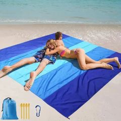 折りたたみ式防水ビーチマット  200x210cm　大人1-3人用　防水速乾性屋外ピクニックマット　旅行　キャンプ　ハイキング用　レジャーシート