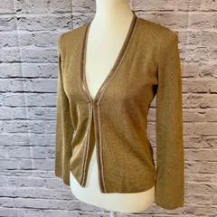 Aquascutum】アクアスキュータム ラメ入り ニットカーディガン