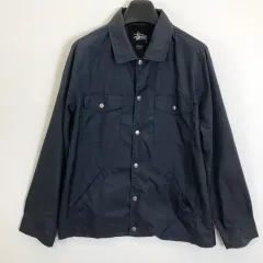 【希少】90s STUSSY コーチジャケット メルトン ブラック 黒 S 希少】90s STUSSY コーチジャケット メルトン ブラック 黒 S