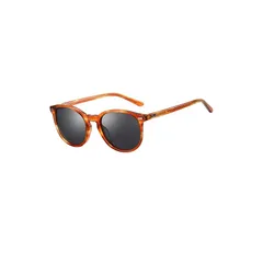 [DUCO] サングラス レディース uvカット 丸サングラス uv400 偏光 レンズ ファッションなデザイン sunglasses women 紫外線カット 1230 (Brown Grey)