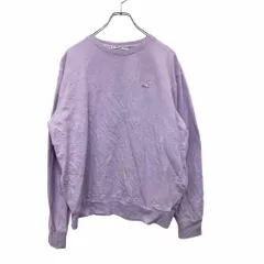 FILA プリントスウェット トレーナー Lサイズ フィラ ピンク 古着卸 アメリカ仕入 t2406-3271