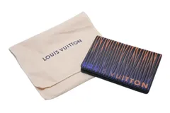 極美品 LOUIS VUITTON ルイヴィトン エピ オーガナイザー ドゥ ポッシュ カードケース M82583 ブラック オレンジ パープル 中古 4b000618