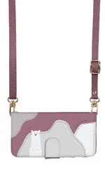 iPhone 16 Plus ケース 手帳型 アイフォン16プラス スマホケース スマホショルダー レザー ストラップ シロクマ 白シュール おしゃれ かわいい 調節可能 130cm  カラー05