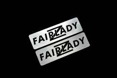 EE-710-2 FAIRLADYZ 銀黒 アクリル2層 ステッカー 日産 フェアレディZ Z31 Z32 Z33 Z34 RZ34 S30 S130 前期 後期 モデリスタ 2枚1セット