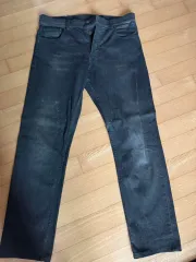 15aw alexander mcqueen コーティングデニム ALEXANDER McQUEEN アレキサンダーマックイーン 初期 エンブロイ