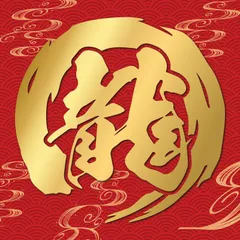 カッティングステッカー 筆文字 オリジナル 筆丸 龍 円型 毛筆 作成 製作 制作 オーダーメイド 禅サークル デカール 屋外耐候年数5年シート仕様 防水 切り文字 切文字 文字抜き カーステッカー 対応 転写タイプ 転写式 バルーン レタリング 表札