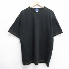 XL/古着 リーボック 半袖 ビンテージ Tシャツ メンズ 00s ワンポイントロゴ 大きいサイズ コットン クルーネック 黒 ブラック 25may21 中古