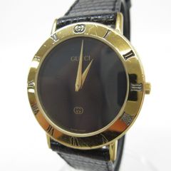 美品 グッチ GUCCI 3300M ローマン メンズレディース 腕時計 373