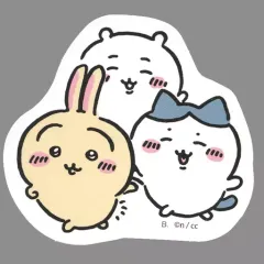 【中古】シール・ステッカー 17.ちいかわ＆ハチワレ＆うさぎ 「ちいかわ ダイカットステッカーセット3」