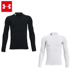 セール価格 アンダーアーマー 22FW ジュニア コールドギアアーマー ロングスリーブ モック シャツ(1366373) 子供 長袖 インナー