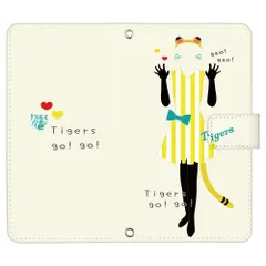 阪神 タイガーズ 正規品 iPhone 14 Pro ケース 手帳型 スマホケース [デザイン:22.ワンピース/マグネットハンドあり] 阪神タイガース グッズ ARE Tigers