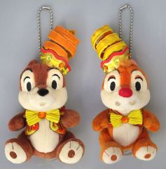 [중고] 봉제 인형 칩 & 데일 (드리밍 업!) 봉제 인형 배지 세트 [도쿄 디즈니 리조트 35 주년 "해피 에스트 셀러브레이션"] 도쿄 디즈니 리조트 한정