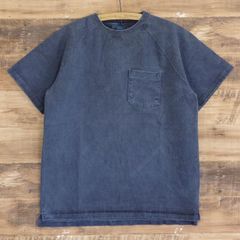 新品「HoSIO」ガーメントダイ 半袖 スキッパー TEE イタリア製 L 