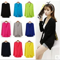 カーディガン レディース 薄手 ロング カジュアル お尻カバー 体型カバー ロングカーディガン 夏 丸首 冷房対策 肩掛け uv uvカット夏 肌触り ドルマン Hmcz858