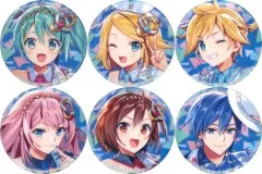 【中古】バッジ・ピンズ 全6種セット 「プロジェクトセカイ カラフルステージ! feat.初音ミク コネクトライブ 2nd ANNIVERSARY SPECIAL STAGE 缶バッジコレクション [バーチャル・シンガー]」