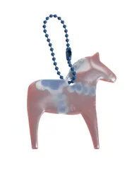 【迅速発送】Glimmis グリミス ダーラナホース レッドペイント 北欧 リフレクター 反射 キーホルダー 再帰性反射素材