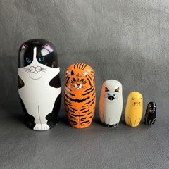 Feline 5 マトリョーシカ “MIDORI KOMATSU” フィーライン ファイブ　猫