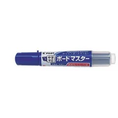 （まとめ買い）パイロット ホワイトボードマーカー ボードマスター 中字 平芯 2.2～5.2mm ブルー WMBM-12LC-L 【10本セット】