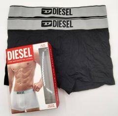 DIESEL(ディーゼル) ローライズボクサーパンツ Silver 2枚セット メンズボクサーパンツ 男性下着 E7193