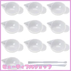 【特価】YFFSFDC レジン道具 調色パレット 10枚+調色スティック 2本セット シリコン製 UVレジン用ツール 柔らかい DIY 手芸 UVレジン用具 半透明 ハンドメイド道具