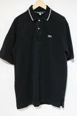 ラコステ インディゴ ブラック 黒 ポロシャツ LACOSTE｜《手洗い可》インディゴ染めポロシャツ