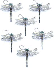6匹セット 12cm級 ★1/1 サイズ 大きい安全なピン付き オニヤンマ トンボ 昆虫 動物 蜻蛉 家 スズメバチの天敵 虫除け 家 おもちゃ 動物模型 釣り リアル PVC インテリア 置物  釣り キャンプ 登山 バーベキュー BBQ アウトドア ゴルフ