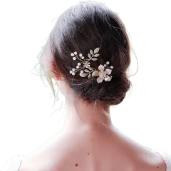 ヘアアクセサリー 髪飾り ヘッドドレス ヘアクリップ 花柄 ヘアピン小さめサイズ