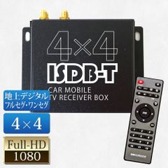 地デジチューナー 小型 4×4 HDMI RCA フルセグチューナー フルHD フルセグ TVチューナー 車載 車用 DT420-bcas