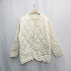 ◇ ⊇ Rocky Monroe ロッキーモンロー 長袖 キルティングジャケット サイズM オフホワイト系 レディース E  【1502180041471】