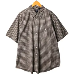 古着 90年代 ギャップ GAP オールドギャップ 半袖 コットン チェックシャツ メンズXL相当 ヴィンテージ/eaa572792