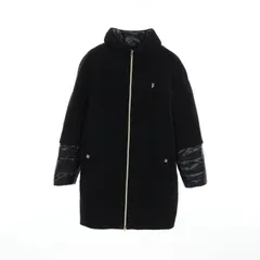 ヘルノ Herno ダウンジャケット ブラック ウール ナイロン コート キッズ レディース Used A