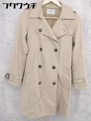◇ ◎ STUDIOUS ステュディオス ウエストベルト付き 長袖 トレンチ コート サイズ0 ベージュ レディース 【中古】 【1002801735616】のサムネイル
