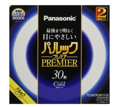 【迅速発送】パナソニック 蛍光灯丸形 30形 2本入 クール色 パルック プレミア FCL30ECW28HF32K